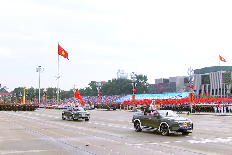 Diễu binh, diễu hành các khối Công an tại Lễ kỷ niệm 80 năm Cách mạng tháng Tám thành công và Quốc khánh 2/9