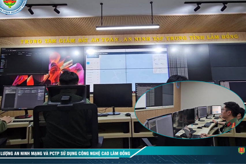 Công an Lâm Đồng là đơn vị chuyên trách bảo đảm an toàn thông tin mạng