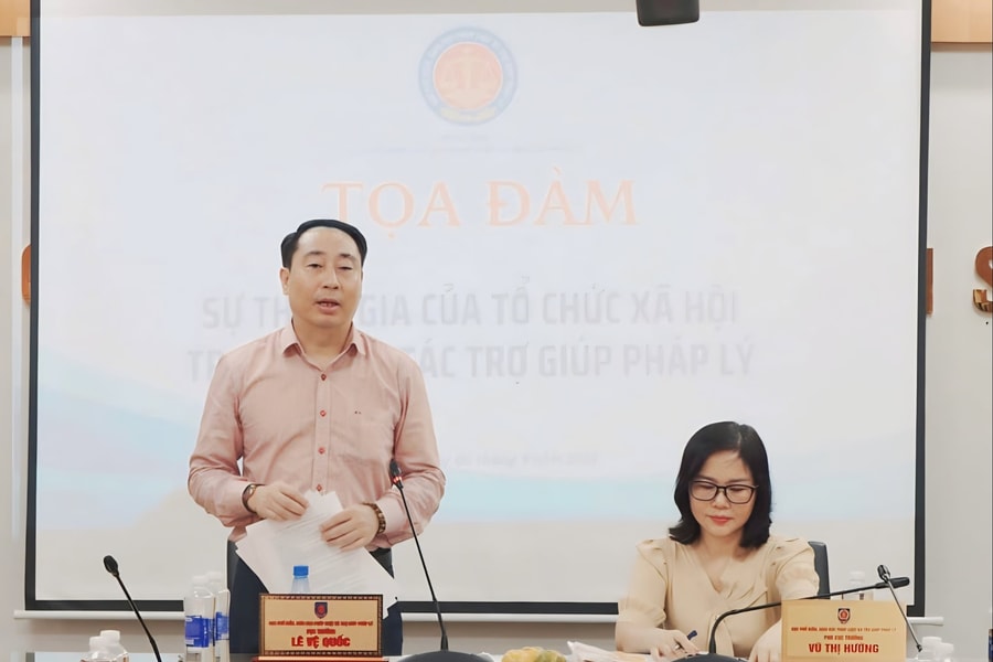 Cục Phổ biến, giáo dục pháp luật và Trợ giúp pháp lý tổ chức Tọa đàm "Sự tham gia của tổ chức xã hội trong công tác trợ giúp pháp lý"