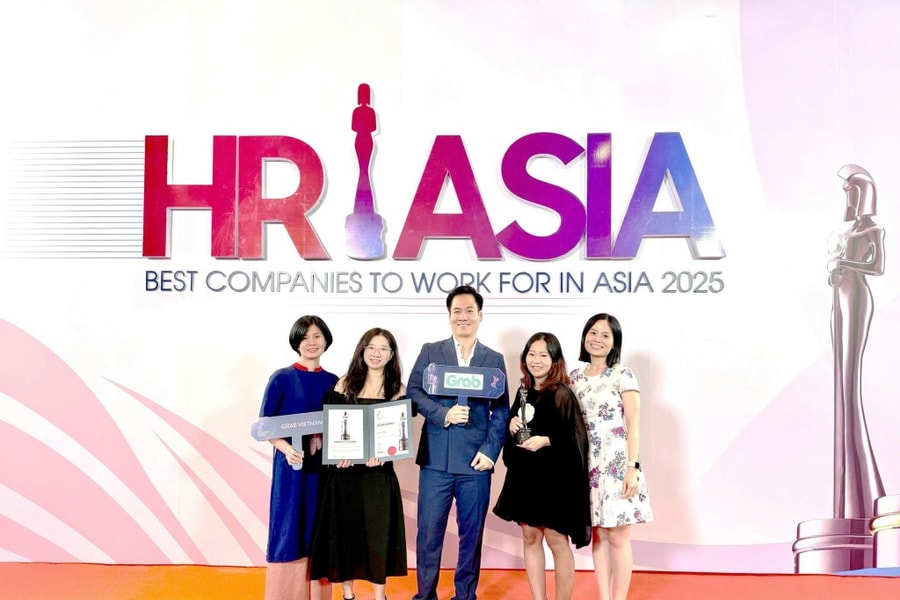 Grab Việt Nam nhận giải thưởng “Nơi làm việc tốt nhất châu Á năm 2025”