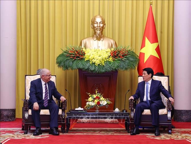 Chủ tịch nước Lương Cường tiếp Bộ trưởng Quốc phòng Thổ Nhĩ Kỳ