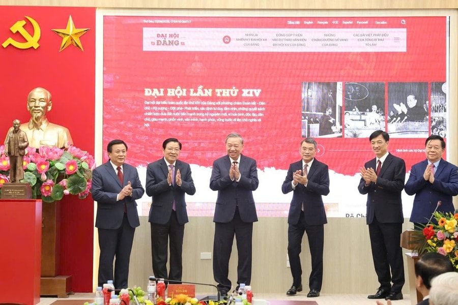 Ra mắt Trang tin điện tử "Đảng Cộng sản Việt Nam - Đại hội XIV"