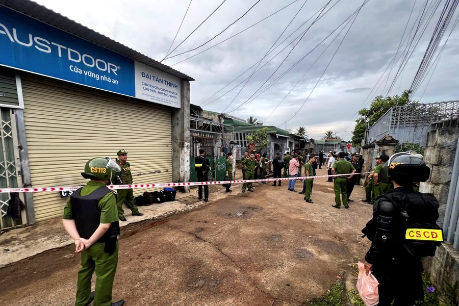 Đắk Lắk: Hung thủ sát hại nhiều người trong gia đình bạn gái bị bắt sau vài giờ gây án