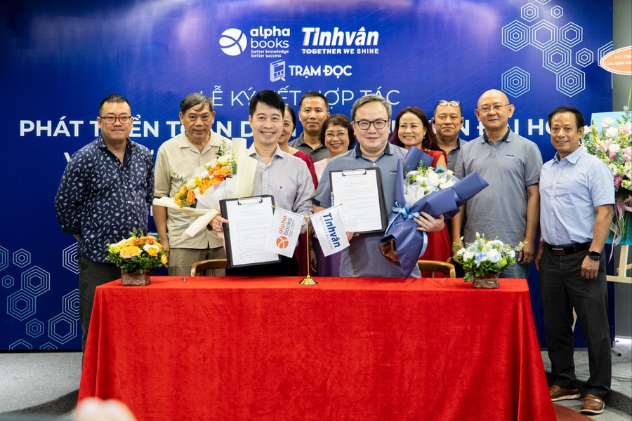 Alpha Group và Tinh Vân hợp tác phát triển mô hình thư viện thế hệ mới