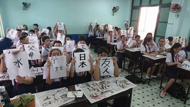 Học sinh TP. Hồ Chí Minh học tiếng Nhật với giáo viên bản ngữ