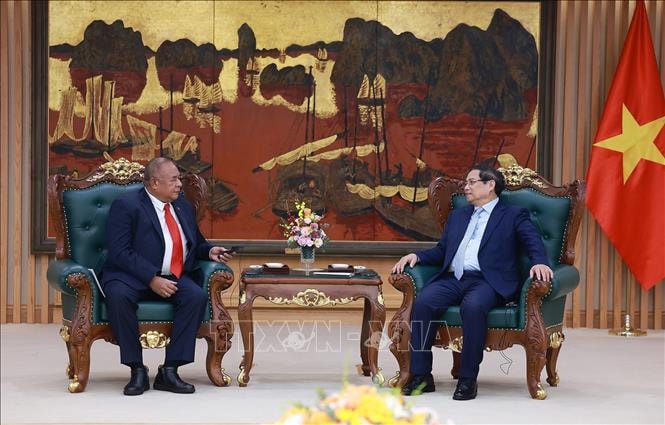 Thủ tướng Phạm Minh Chính tiếp Bộ trưởng Ngoại giao và Hợp tác Timor - Leste