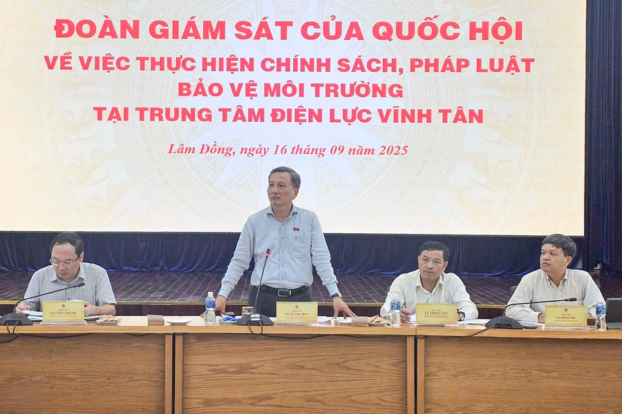 Đoàn giám sát của Quốc hội làm việc với UBND tỉnh Lâm Đồng