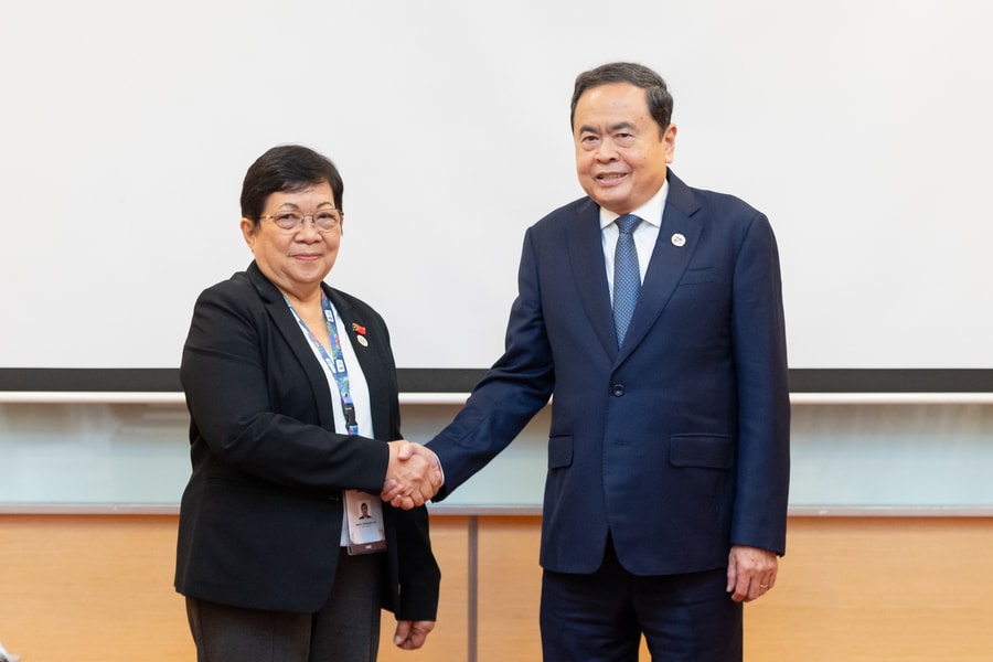 Chủ tịch Quốc hội Trần Thanh Mẫn gặp Chủ tịch Quốc hội Timor - Leste