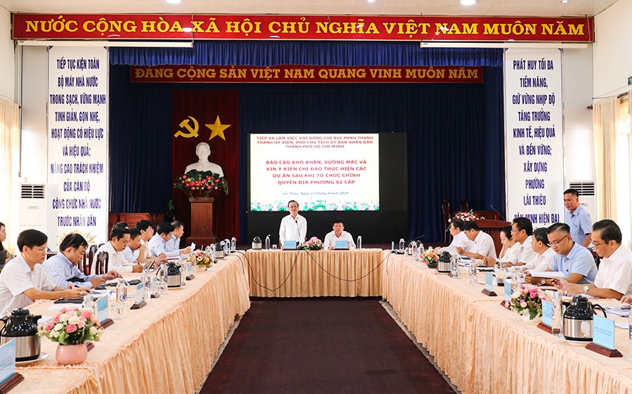 TP. Hồ Chí Minh: Tháo gỡ khó khăn, vướng mắc cho cấp xã, phường để triển khai các dự án