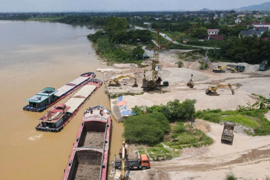 Bắc Ninh: Tăng cường quản lý khoáng sản và hoạt động bến bãi ven sông