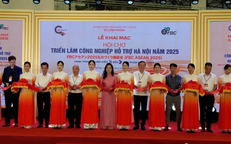 Hà Nội khai mạc Hội chợ triển lãm Công nghiệp hỗ trợ năm 2025