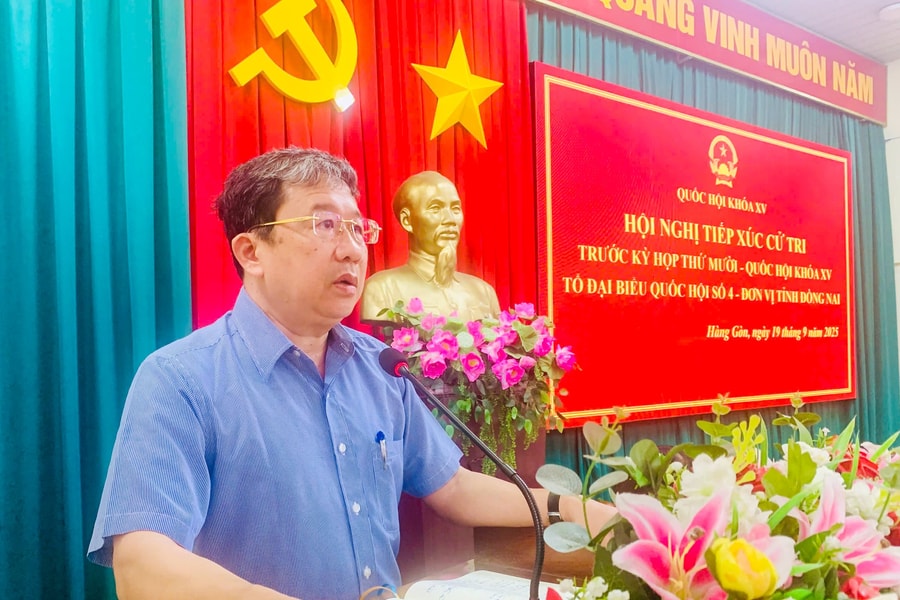 Cử tri Đồng Nai quan tâm nhiều vấn đề quan trọng trước Kỳ họp 10, Quốc hội khóa XV