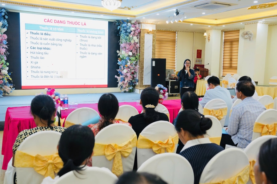 Quảng Ninh: Nâng cao năng lực cộng đồng, hướng tới mục tiêu giảm tỷ lệ sử dụng thuốc lá