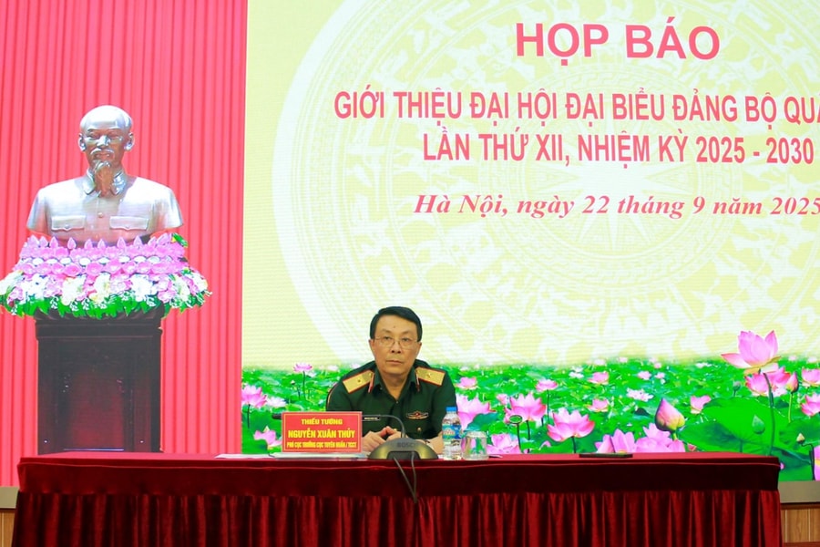 Đại hội Đại biểu Đảng bộ Quân đội lần thứ XII dự kiến khai mạc vào sáng 30/9