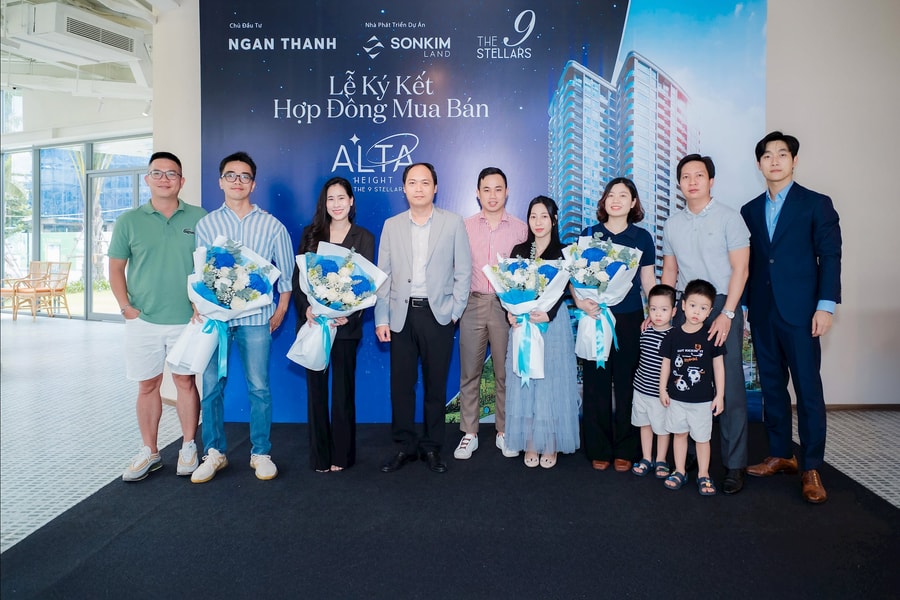 Sonkim Land chính thức ký kết hợp đồng mua bán Alta Height tại The 9 Stellars