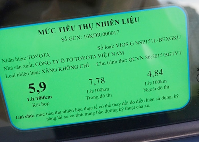 Cục Đăng kiểm Việt Nam thông tin về đề xuất giới hạn mức tiêu thụ nhiên liệu đối với phương tiện