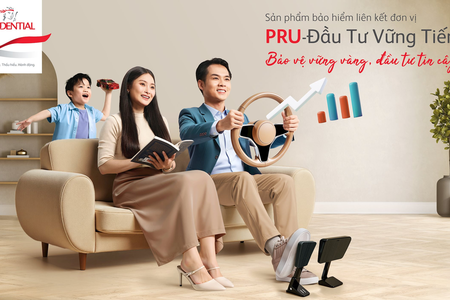 Prudential Việt Nam chính thức ra mắt Sản phẩm bảo hiểm liên kết đơn vị PRU-ĐẦU TƯ VỮNG TIẾN: Đầu tư trách nhiệm, Bảo vệ vững vàng, Sống trọn yên tâm