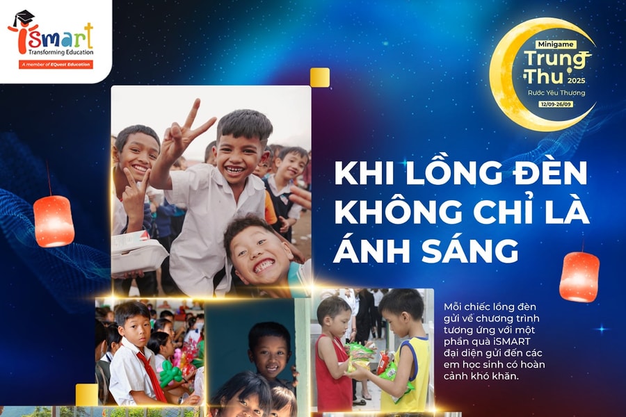 Tự tay làm lồng đèn, học sinh khám phá STEM qua ánh sáng Trung thu