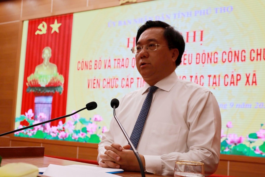 Phú Thọ: Điều động cán bộ từ cấp tỉnh tăng cường hỗ trợ cấp xã