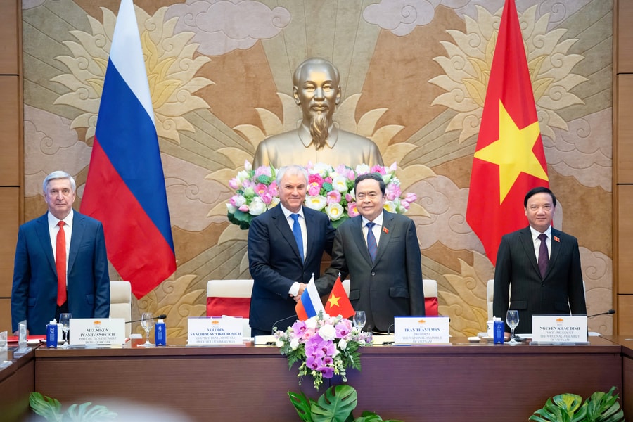 Cơ chế hợp tác liên nghị viện hiệu quả, thúc đẩy các lĩnh vực hợp tác then chốt giữa Việt Nam và Liên bang Nga