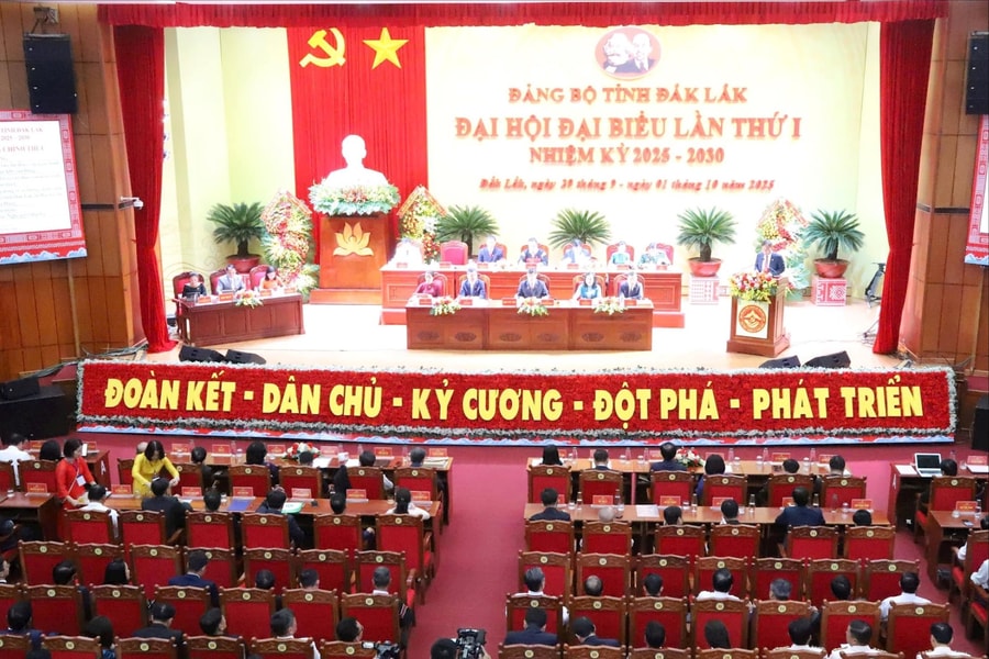 Đại hội đại biểu Đảng bộ tỉnh Đắk Lắk lần thứ I tiến hành phiên trù bị