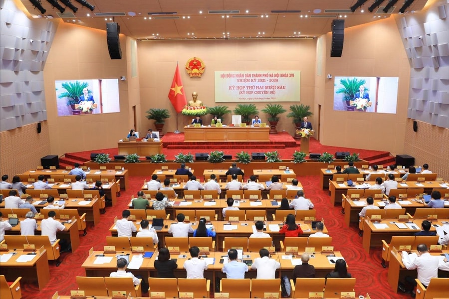 Khai mạc Kỳ họp thứ 26, HĐND thành phố Hà Nội Khóa XVI