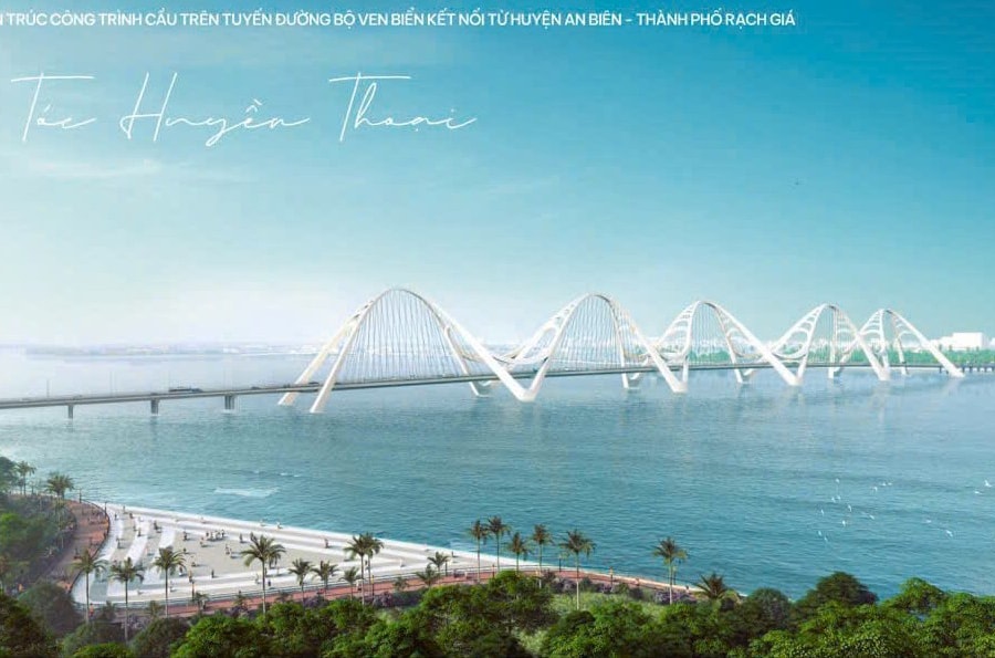 An Giang: Khởi công dự án cầu ven biển kiến trúc “mái tóc huyền thoại”