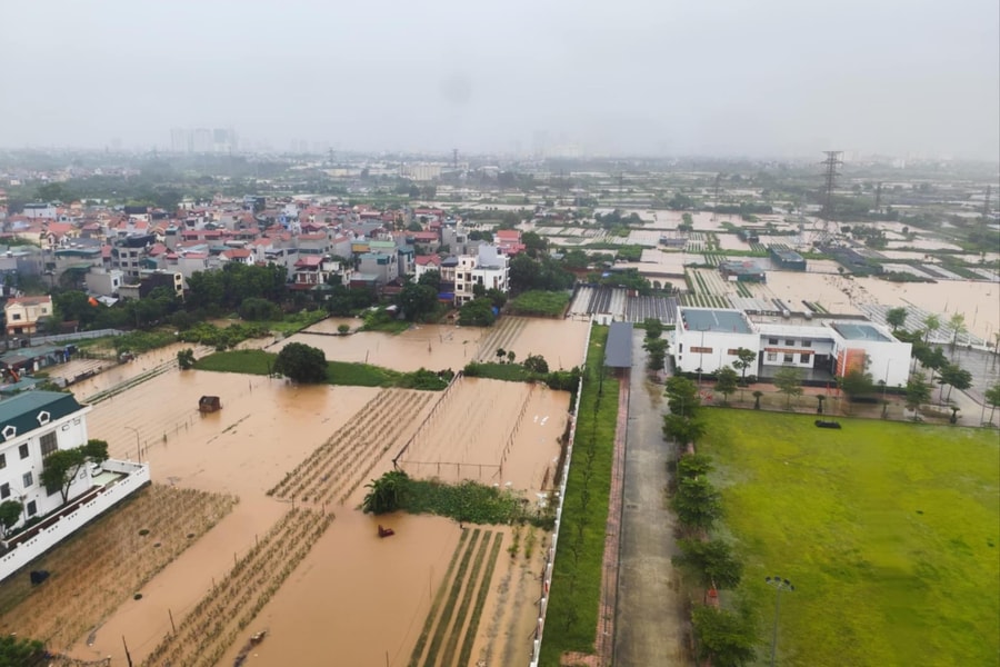 Hà Nội cảnh báo nguy cơ lũ trên các sông tăng nhanh