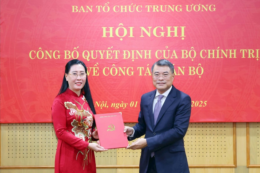 Đồng chí Bùi Thị Quỳnh Vân giữ chức Phó Trưởng Ban Tổ chức Trung ương