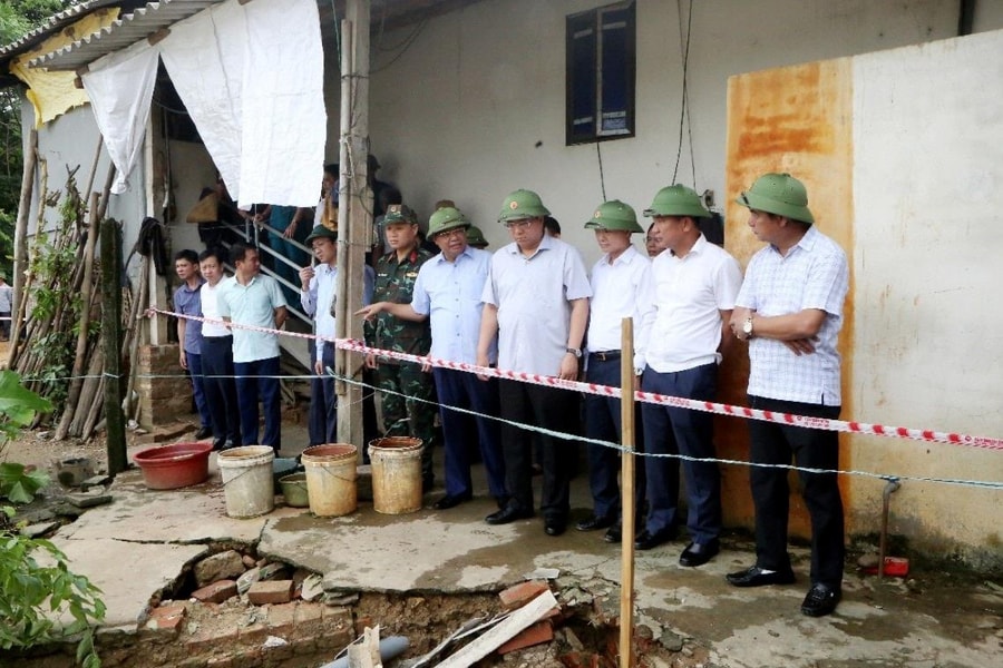 Phú Thọ: Tập trung khắc phục hậu quả mưa lũ, đảm bảo an toàn cho người dân