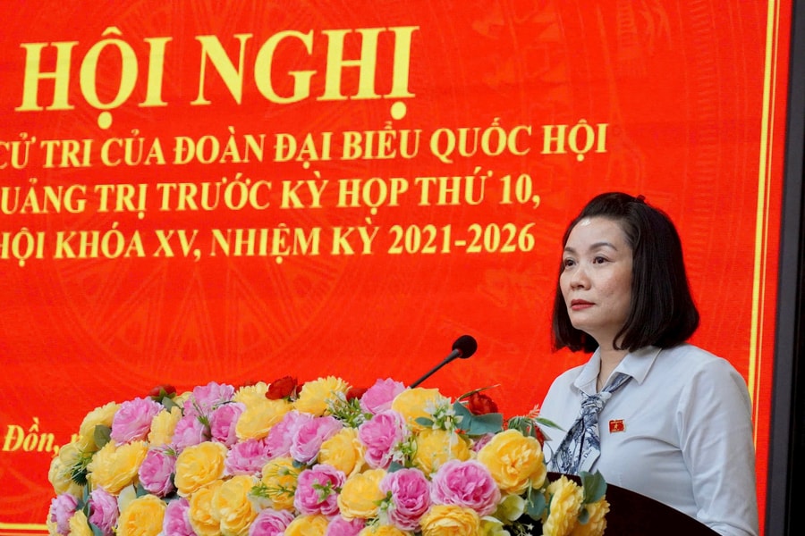 Đoàn ĐBQH tỉnh Quảng Trị tiếp xúc cử tri tại xã Quảng Trạch và phường Ba Đồn