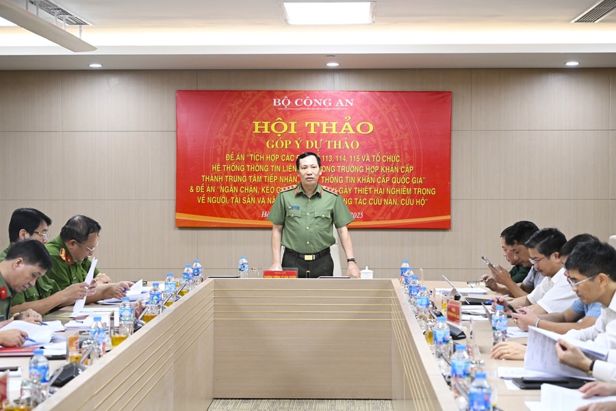 Bảo đảm tiến độ 2 Đề án Chính phủ giao Bộ Công an chủ trì, soạn thảo