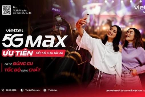 Viettel ra mắt hệ gói cước 5GMAX: Khẳng định vị thế dẫn đầu về tốc độ và trải nghiệm