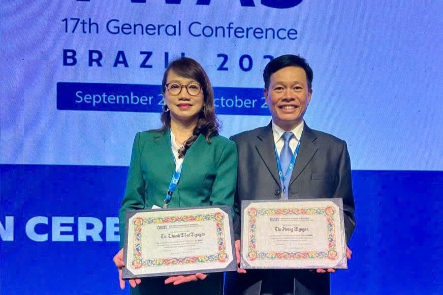 2 giáo sư Việt Nam được công nhận Viện sĩ Viện Hàn lâm Khoa học Thế giới