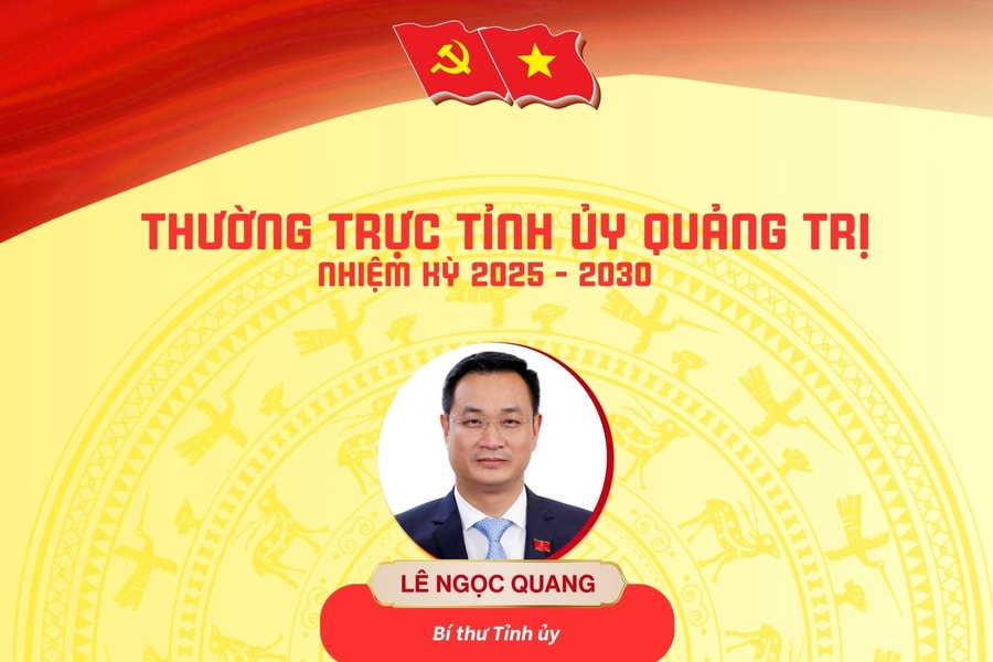 Danh sách Ban Thường vụ, Bí thư, Phó Bí thư Tỉnh ủy Quảng Trị nhiệm kỳ 2025-2030