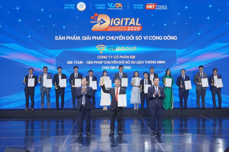 IGB Group được vinh danh tại Lễ trao Giải thưởng Chuyển đổi số Việt Nam 2025
