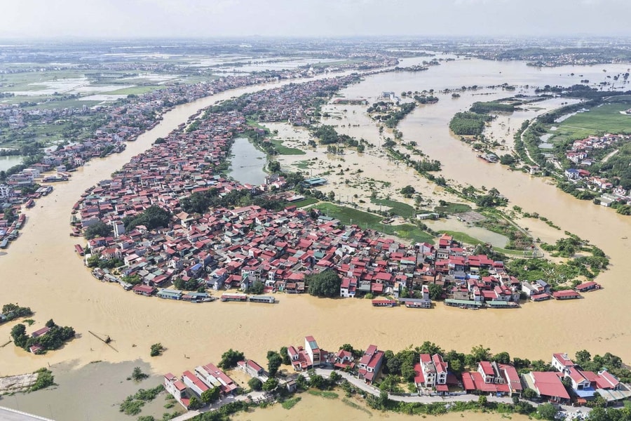 4 tỉnh miền Bắc ngập nặng, thiệt hại nghiêm trọng sau hoàn lưu bão số 11