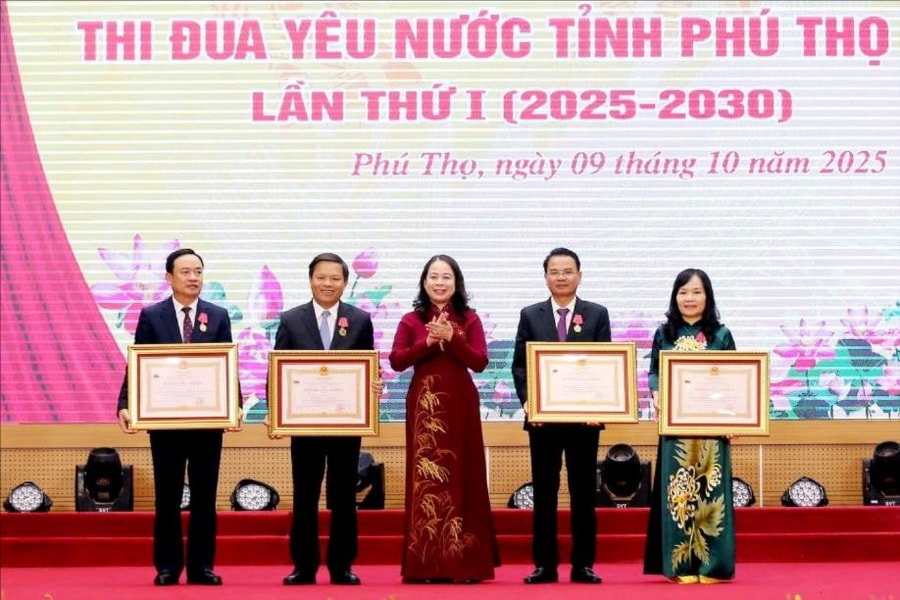 Phú Thọ: Đại hội Thi đua yêu nước tỉnh lần thứ I, giai đoạn 2025 – 2030 thành công tốt đẹp