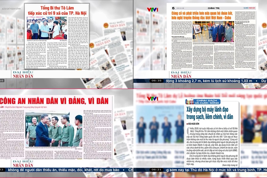 Tổng hợp Điểm báo VTV1 tuần từ ngày 29/9 - 5/10/2025