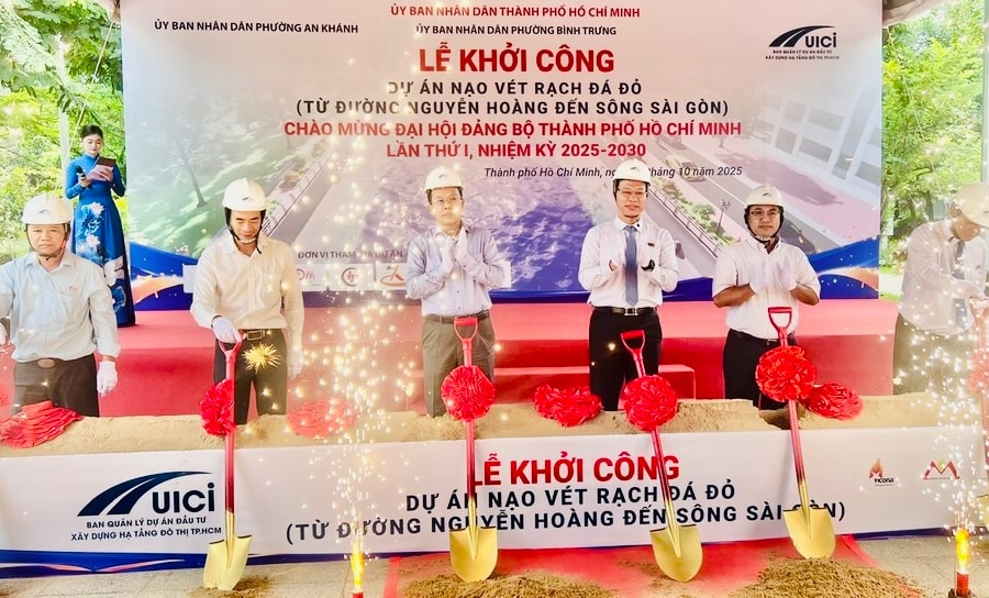 TP: Hồ Chí Minh: Khởi công Dự án nạo vét rạch Đá Đỏ