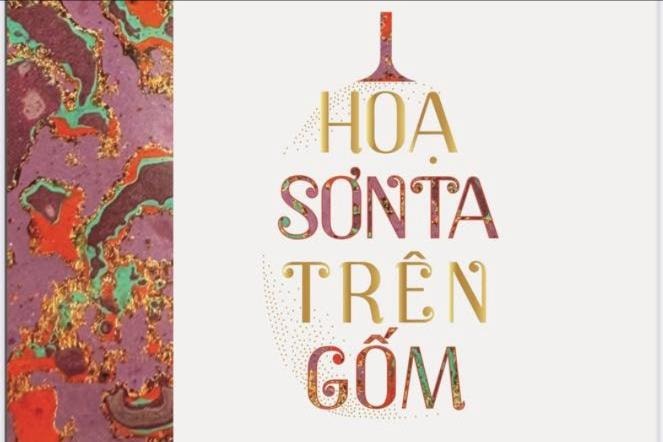 Họa sơn ta trên gốm