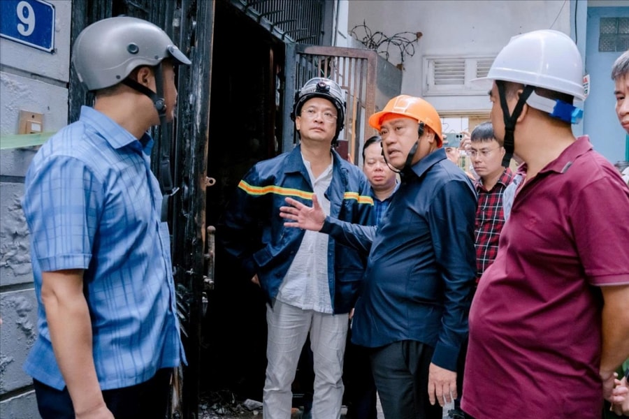 Chủ tịch UBND TP. Hà Nội chỉ đạo khắc phục hậu quả vụ cháy  tại phố Kim Hoa