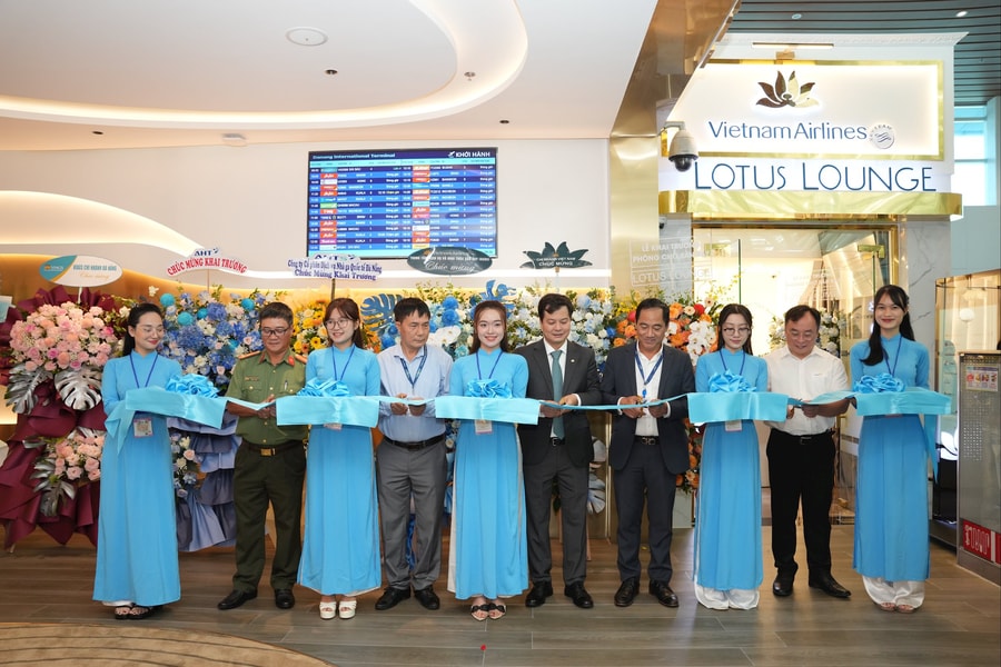 Vietnam Airlines khai trương Phòng khách Bông Sen tại nhà ga T2, Cảng hàng không quốc tế Đà Nẵng