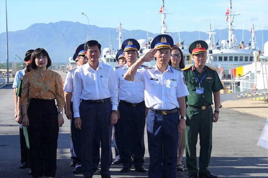 Bộ Tư lệnh Vùng Cảnh sát biển 2 và các địa phương khảo sát, nắm tình hình vùng biển, đảo ven bờ lần thứ 2, năm 2025