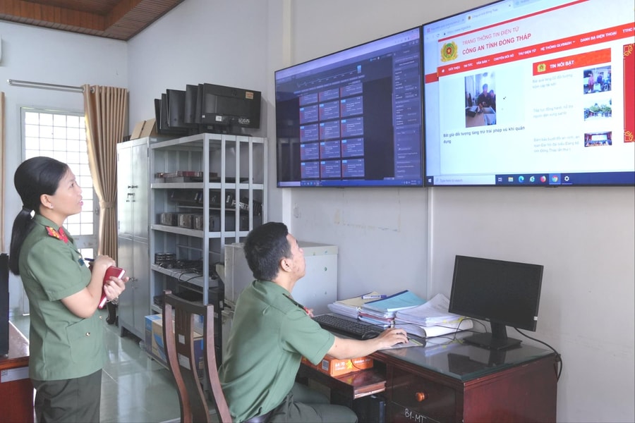 Công an tỉnh Đồng Tháp tăng tốc chuyển đổi số