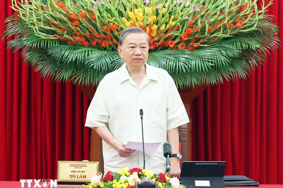 Tổng Bí thư Tô Lâm chủ trì phiên họp Thường trực Ban Chỉ đạo Trung ương về phát triển khoa học, công nghệ, đổi mới sáng tạo và chuyển đổi số