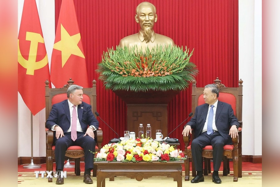 Tổng Bí thư Tô Lâm tiếp lãnh đạo Tập đoàn Murphy Oil