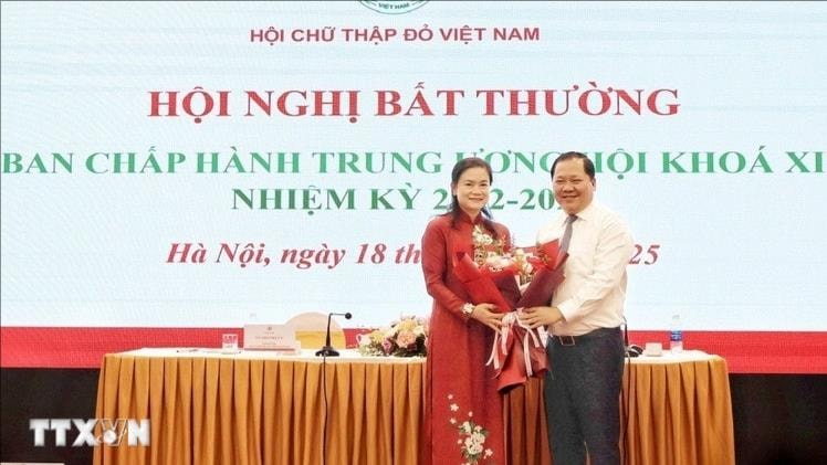 Bà Đỗ Thị Thu Thảo giữ chức Chủ tịch Trung ương Hội Chữ thập đỏ Việt Nam khóa XI