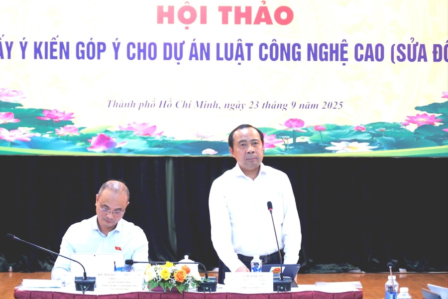 Tạo hành lang pháp lý minh bạch, ổn định, hấp dẫn cho công nghệ cao