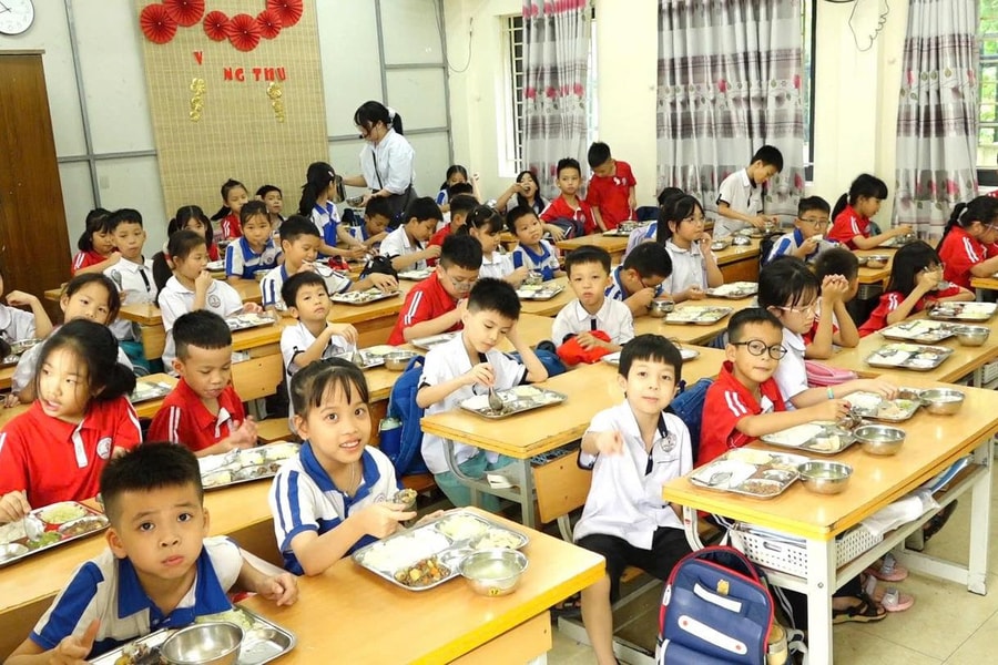 Hà Nội: Trường Tiểu học Cự Khê cam kết thực hiện đảm bảo vệ sinh, an toàn thực phẩm